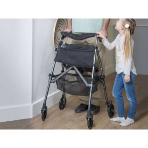 EZ Fold-N-Go Rollator with seat