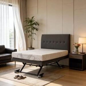 Home Care Bed ATSA 106LD（Long Double 1380×2030） | Ultra-Low Electric Adjustable